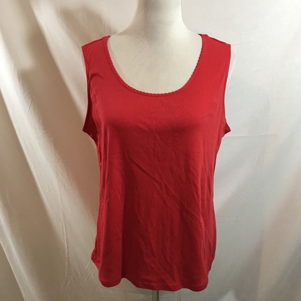 Studio Works red sleeveless top - womens 1X, armpi